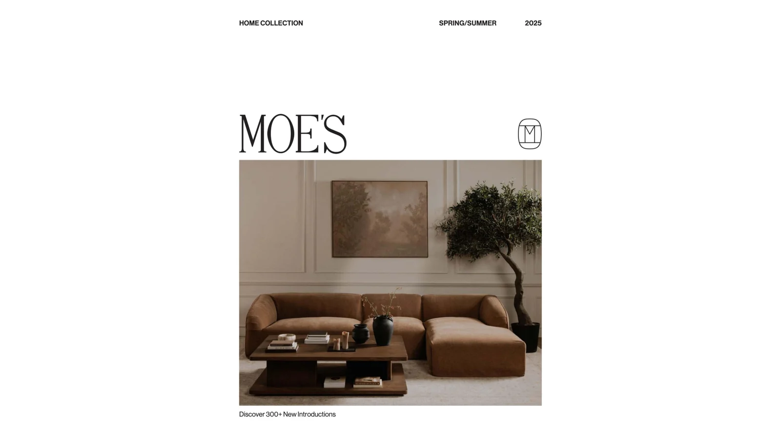 Cover of the Moe's SS25 lookbook PDF